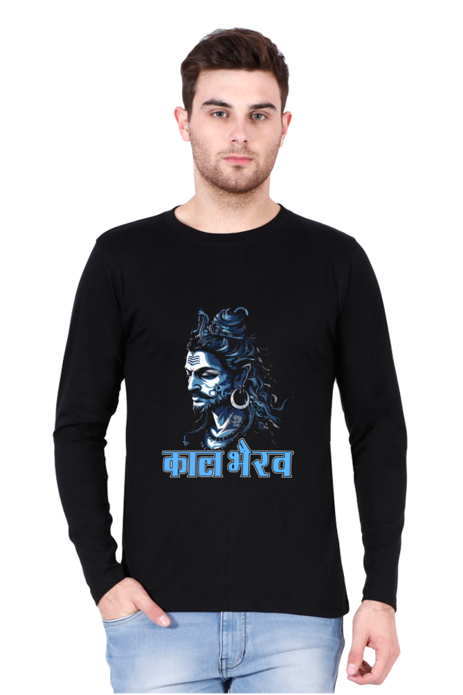 Shiv Ji Rudra Round Neck Full Sleeve T-Shirts for Men Vastrdhamm