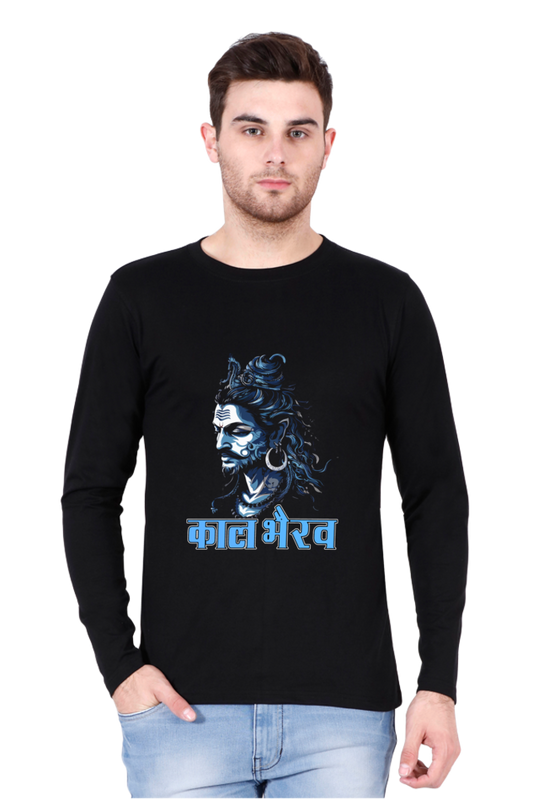 Shiv Ji Rudra Round Neck Full Sleeve T-Shirts for Men Vastrdhamm