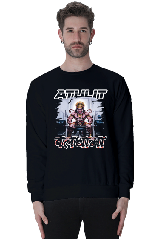 Hanuman Divine Strength Sweatshirt T-Shirts for Men Vastrdhamm