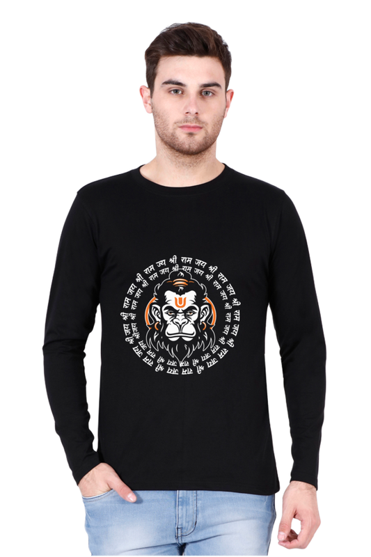 Triumphant Hanuman Ji Round Neck Full Sleeve Vastrdhamm