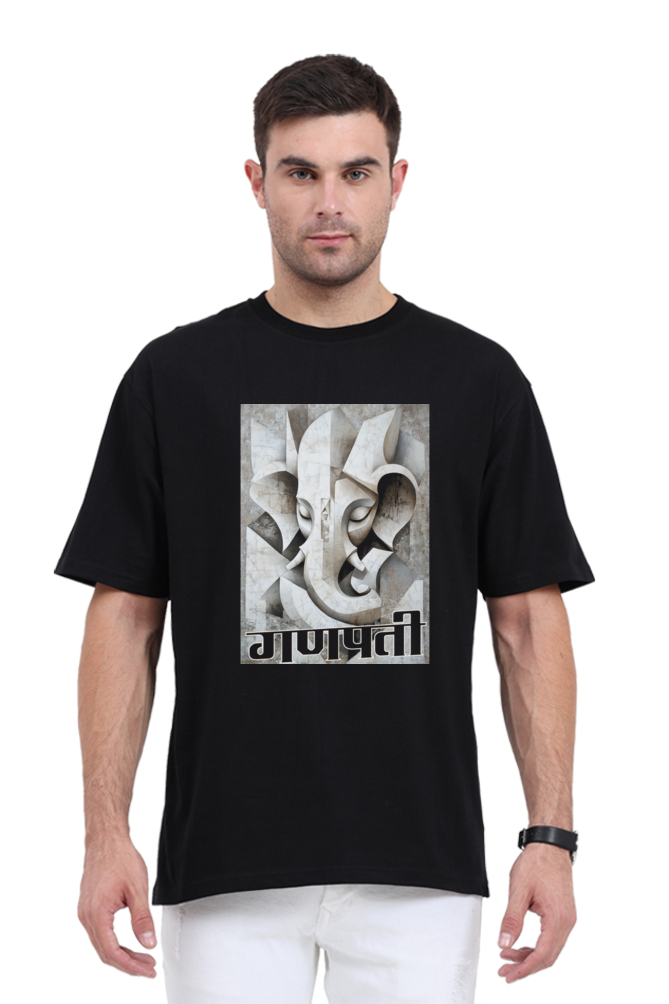 Ganesha Protector Oversized Classic T-Shirts for Men Vastrdhamm