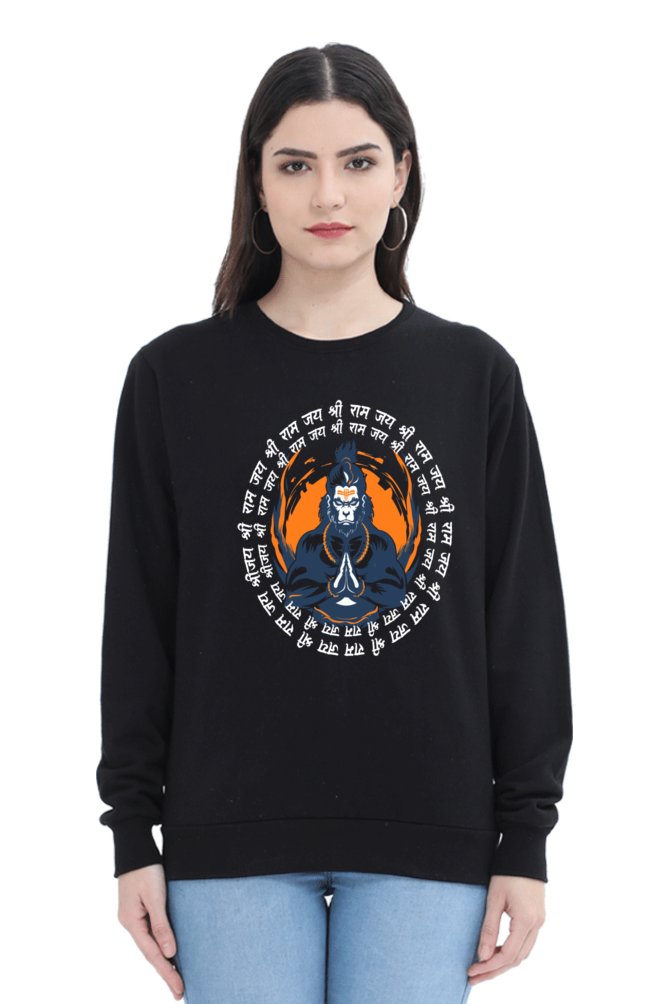 Hanuman Mountain LifterSweatshirt T-Shirts for Women Vastrdhamm