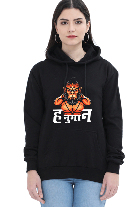 Hanuman Sacred StrengthHoodie Sweatshirt T-Shirts for Women Vastrdhamm