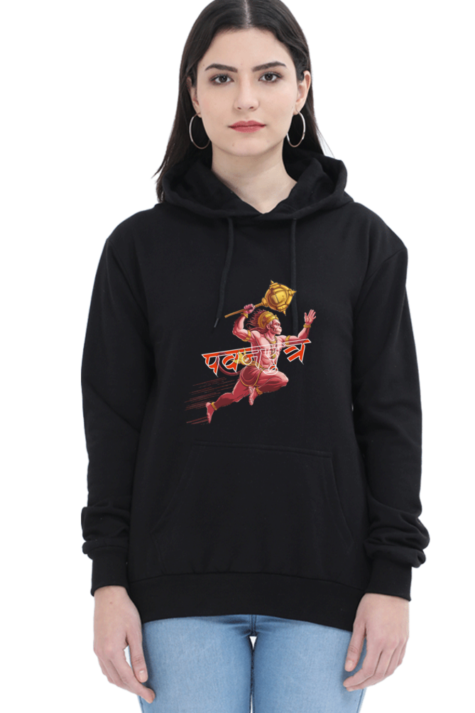 Hanuman Flying HighHoodie Sweatshirt T-Shirts for Women Vastrdhamm