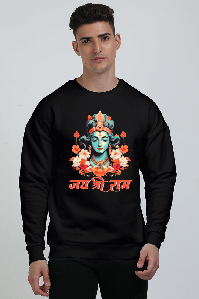 Ram Ji Vanvasi Oversized Sweatshirt T-Shirts  for Men Vastrdhamm