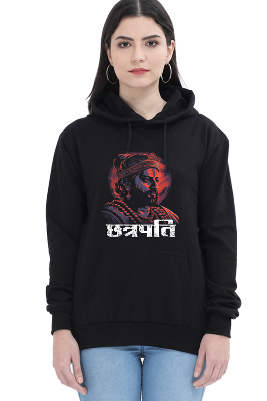 Shivaji Maharaj Courage Hoodie Sweatshirt T-Shirts for Women Vastrdhamm