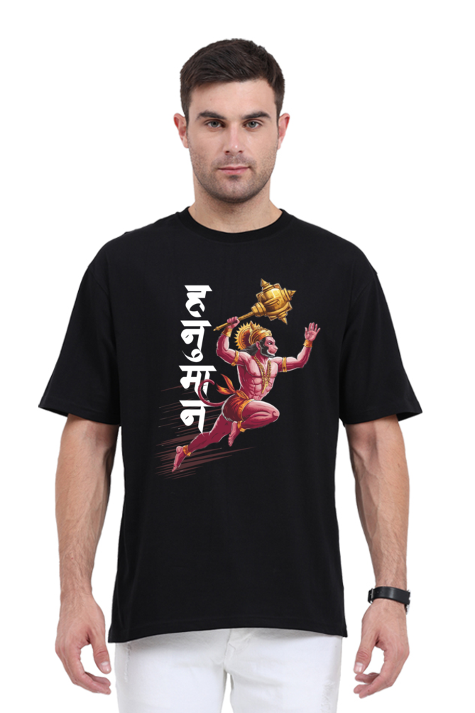 Hanuman Divine Spirit Oversized Classic T-Shirts for Men Vastrdhamm