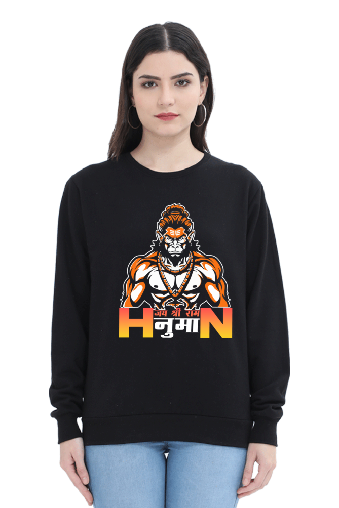 Hanuman Boundless BraverySweatshirt T-Shirts for Women Vastrdhamm