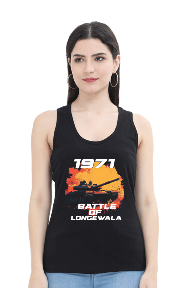 Victory at Longewala Tank Top T-Shirts for Women Vastrdhamm