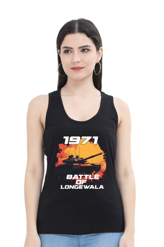 Victory at Longewala Tank Top T-Shirts for Women Vastrdhamm