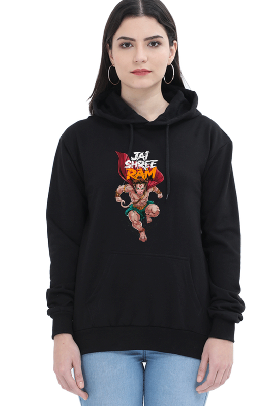 Hanuman Immortal StrengthHoodie Sweatshirt T-Shirts for Women Vastrdhamm