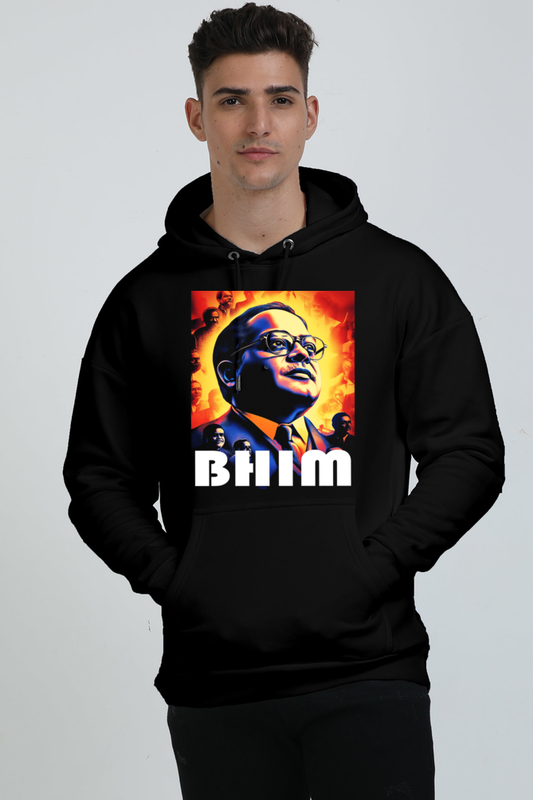 Ambedkar Social Justice Oversized Hooded Sweatshirt T-Shirts for Men Vastrdhamm