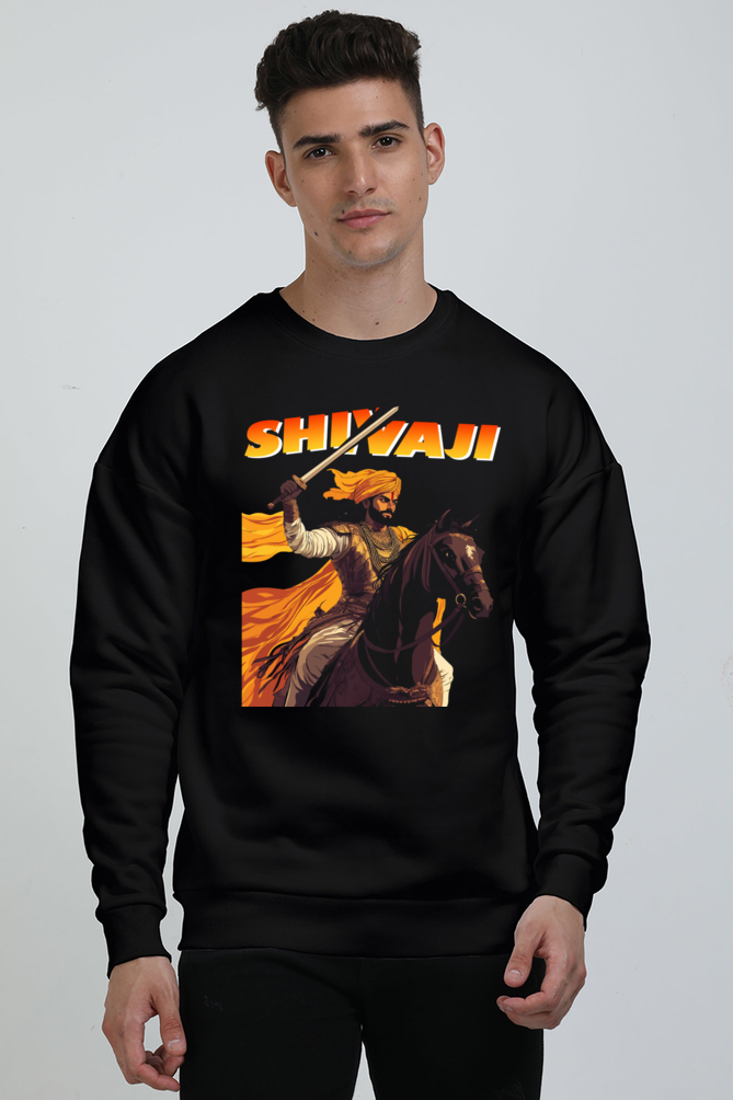 Shivaji Maharaj Legacy Oversized Sweatshirt T-Shirts for Men Vastrdhamm