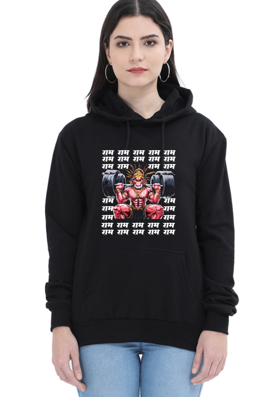 Hanuman Sacred WarriorHoodie Sweatshirt T-Shirts for Women Vastrdhamm