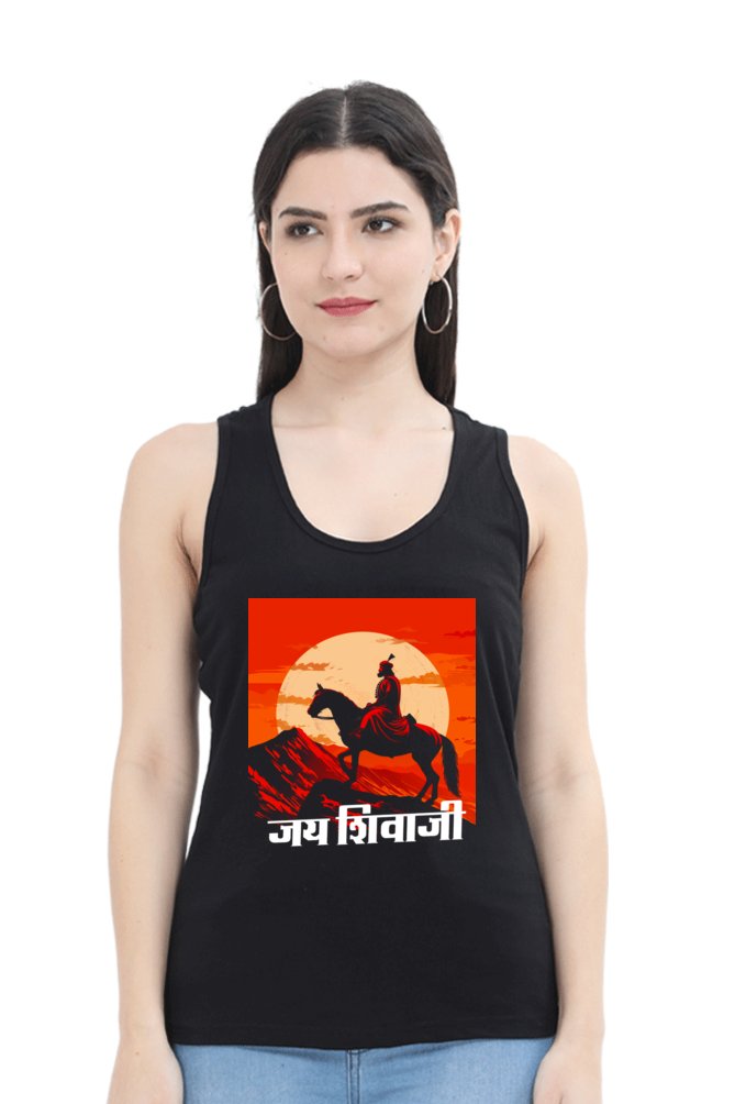 Shivaji Maharaj Honor Tank Top T-Shirts for Women Vastrdhamm