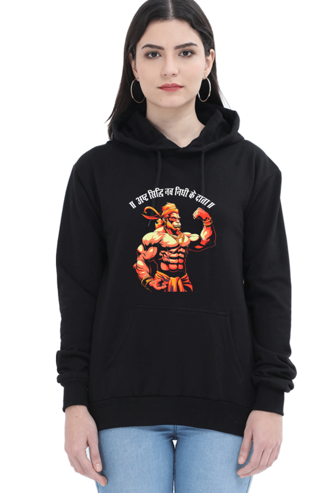 Hanuman Super StrengthHoodie Sweatshirt T-Shirts for Women Vastrdhamm