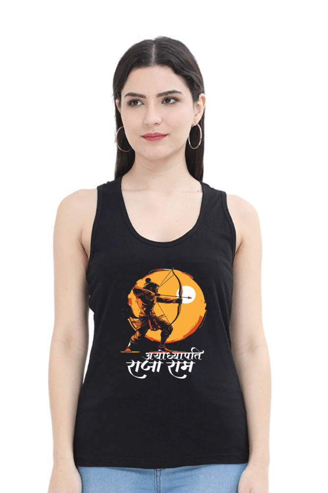 Ram Ji Bhakti Tank Top T-Shirts for Women Vastrdhamm