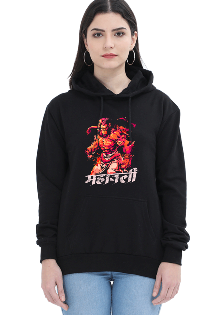 Hanuman Divine DynamoHoodie Sweatshirt T-Shirts for Women Vastrdhamm