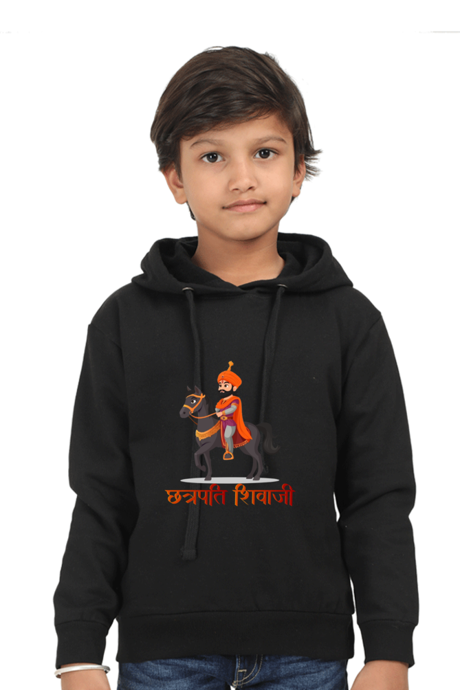 Shivaji Maharaj Legacy Hoodie Sweatshirt T-Shirts for Boy Vastrdhamm