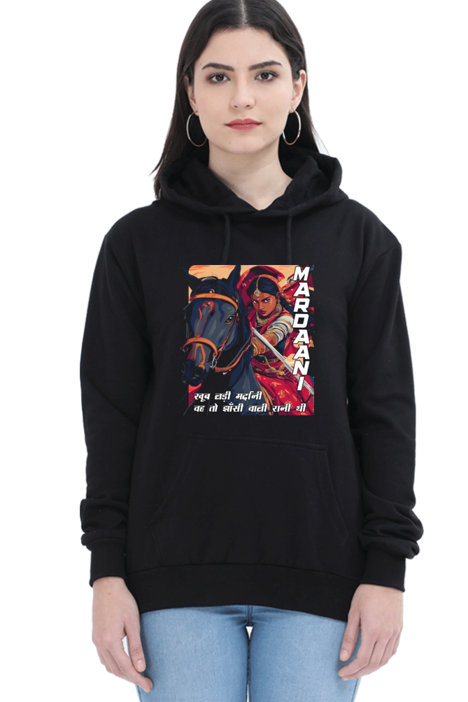 Lakshmi Bai Courage UnleashedHoodie Sweatshirt T-Shirts for Women Vastrdhamm