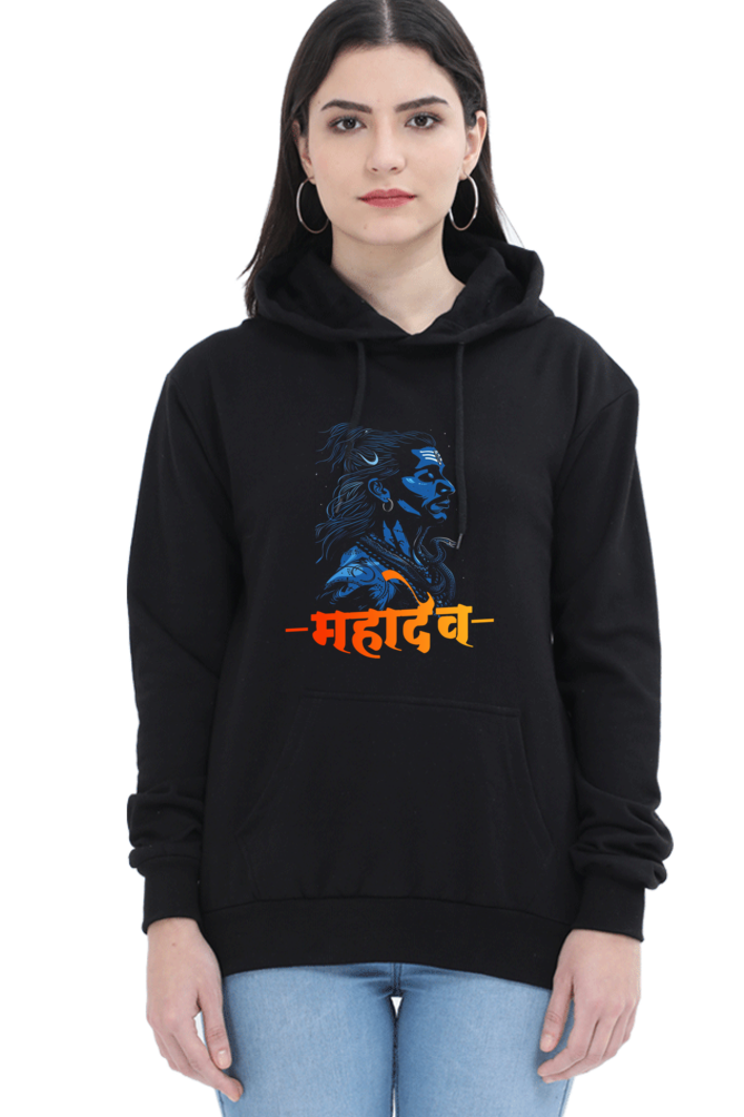 Shiv Ji Kailash Hoodie Sweatshirt T-Shirts for Women Vastrdhamm