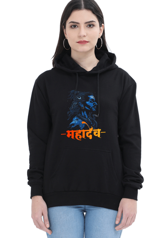 Shiv Ji Kailash Hoodie Sweatshirt T-Shirts for Women Vastrdhamm