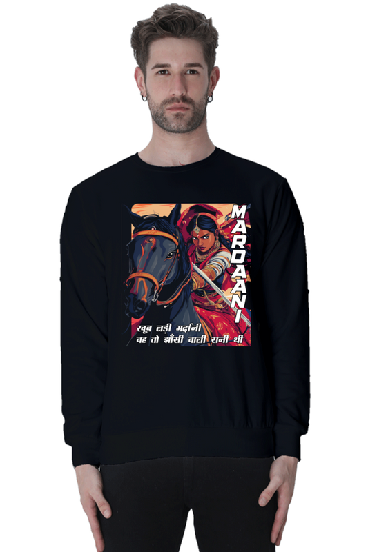 Lakshmi Bai Courage Unleashed Sweatshirt T-Shirts for Men Vastrdhamm