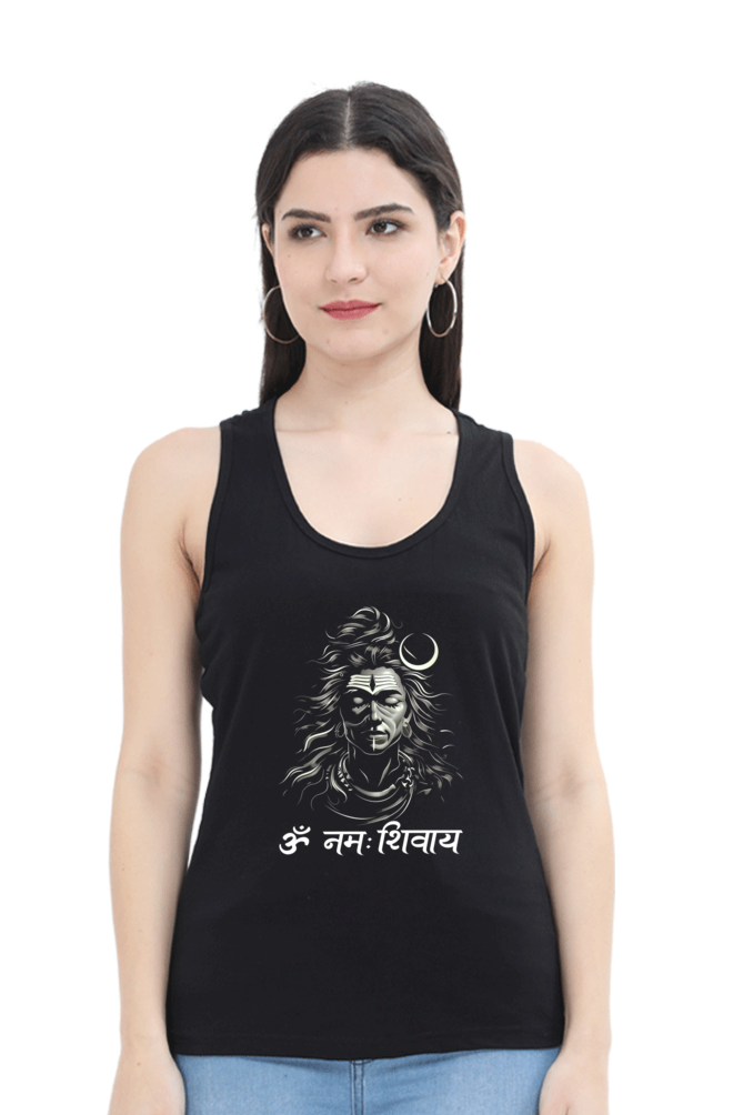 Shiv Ji Om Namah Shivaya Tank Top T-Shirts for Women Vastrdhamm