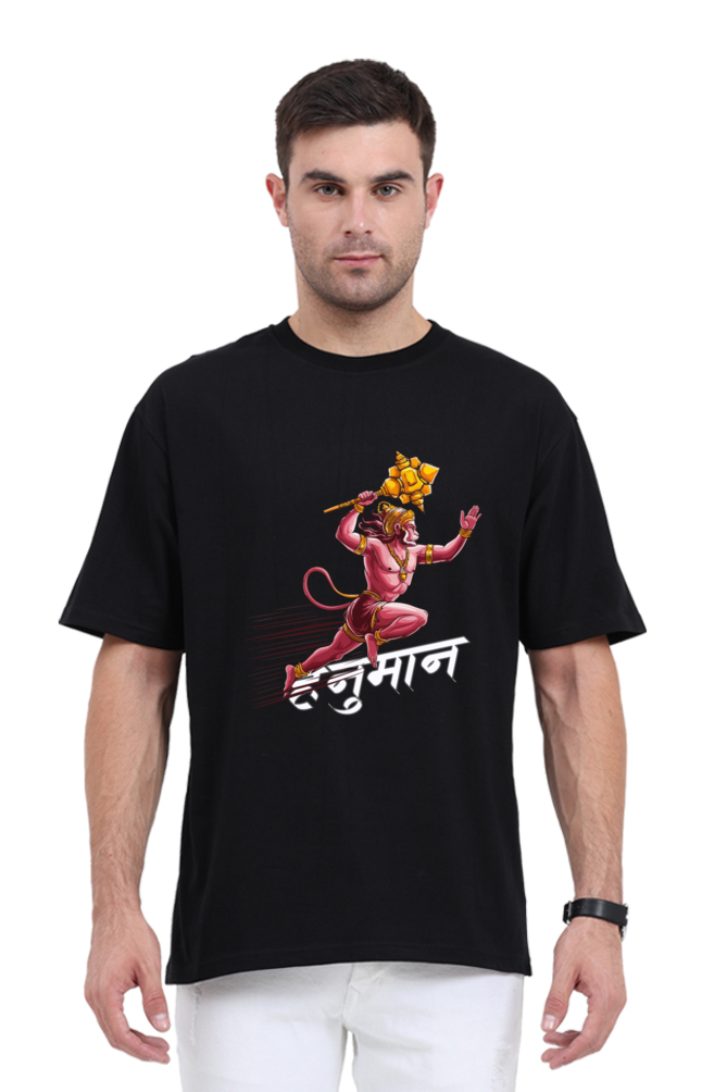 Hanuman Infinite Strength Oversized Classic T-Shirts for Men Vastrdhamm