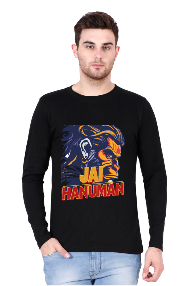 Radiant Hanuman Ji Round Neck Full Sleeve Vastrdhamm