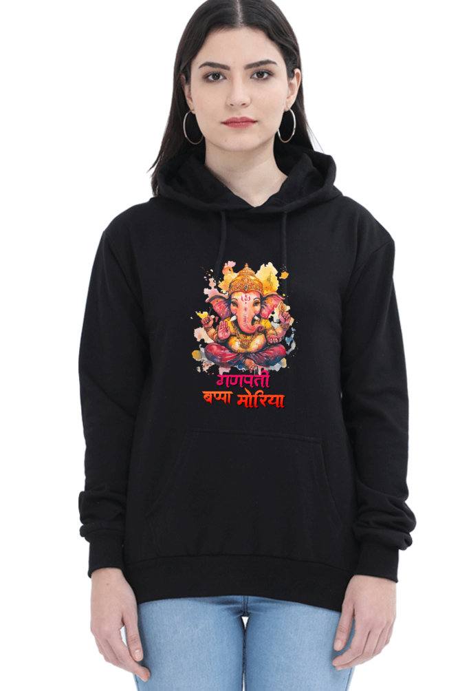 Jai Ganesha SpiritHoodie Sweatshirt T-Shirts for Women Vastrdhamm