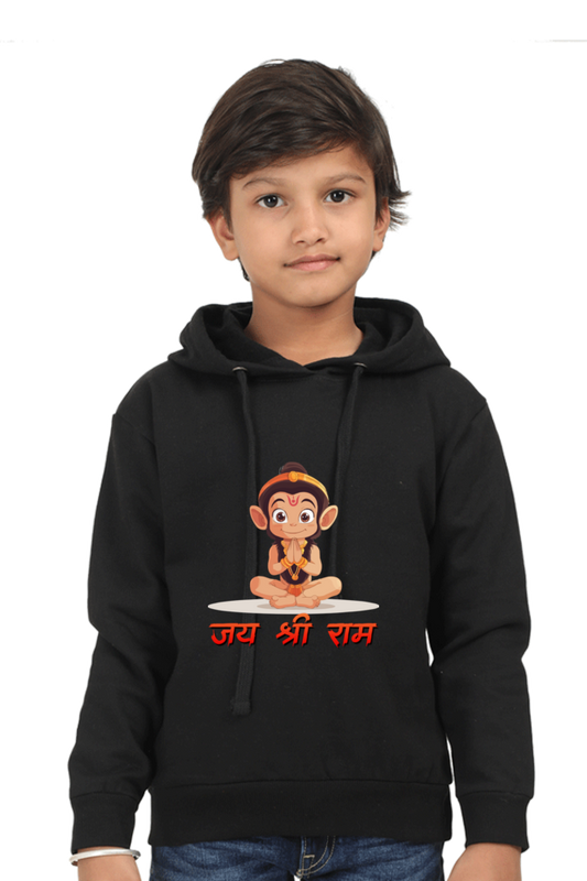 Hanuman Flying High Hoodie Sweatshirt  T-Shirts for Boy Vastrdhamm