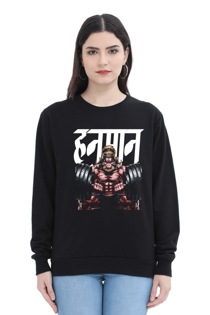 Hanuman Strength Sweatshirt T-Shirts for Women Vastrdhamm