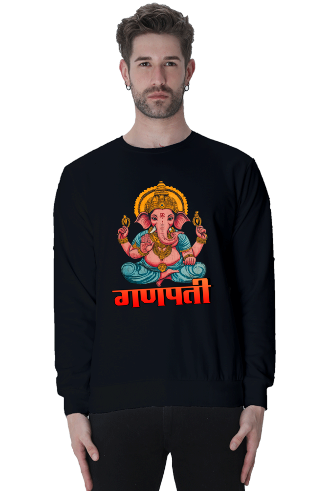 Jai Ganesha Victory Sweatshirt T-Shirts for Men Vastrdhamm