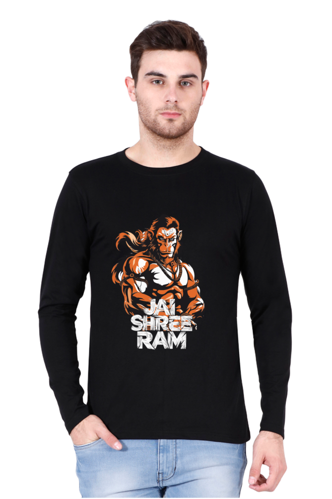 Fearless Hanuman Ji Round Neck Full Sleeve Vastrdhamm