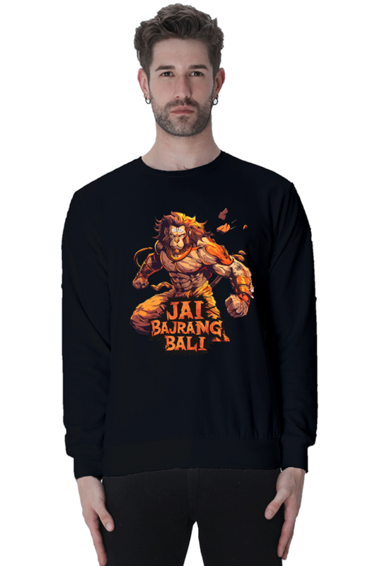 Hanuman Devotional Power Sweatshirt T-Shirts for Men Vastrdhamm