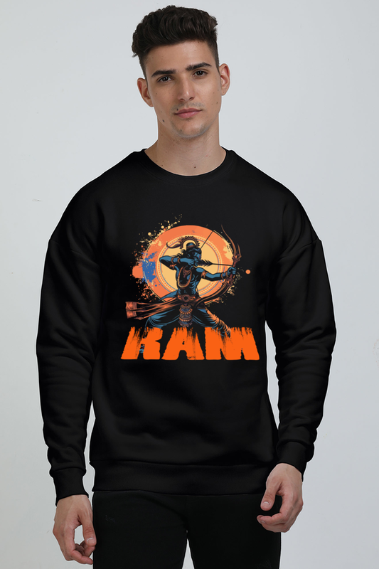 Ram Ji Maryada Purushottam Oversized Sweatshirt T-Shirts  for Men Vastrdhamm