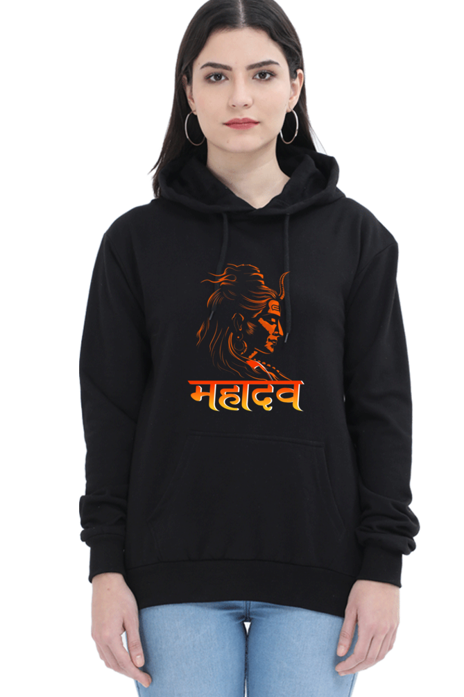 Shiv Ji Mahadev Hoodie Sweatshirt T-Shirts for Women Vastrdhamm