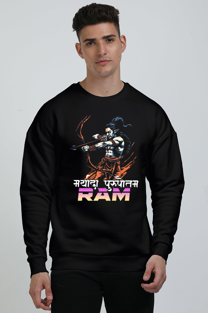 Ram Ji Ramayana Legacy Oversized Sweatshirt T-Shirts  for Men Vastrdhamm