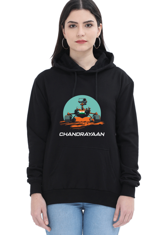 Chandrayaan Mission Explorer Hoodie Sweatshirt T-Shirts for Women Vastrdhamm