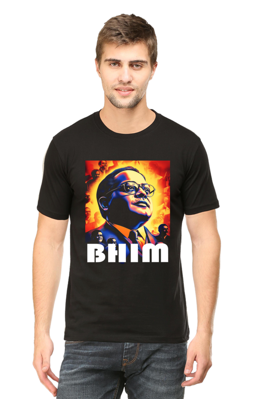 Ambedkar Social Justice Round Neck Half Sleeve Classic T-Shirts for Men Vastrdhamm