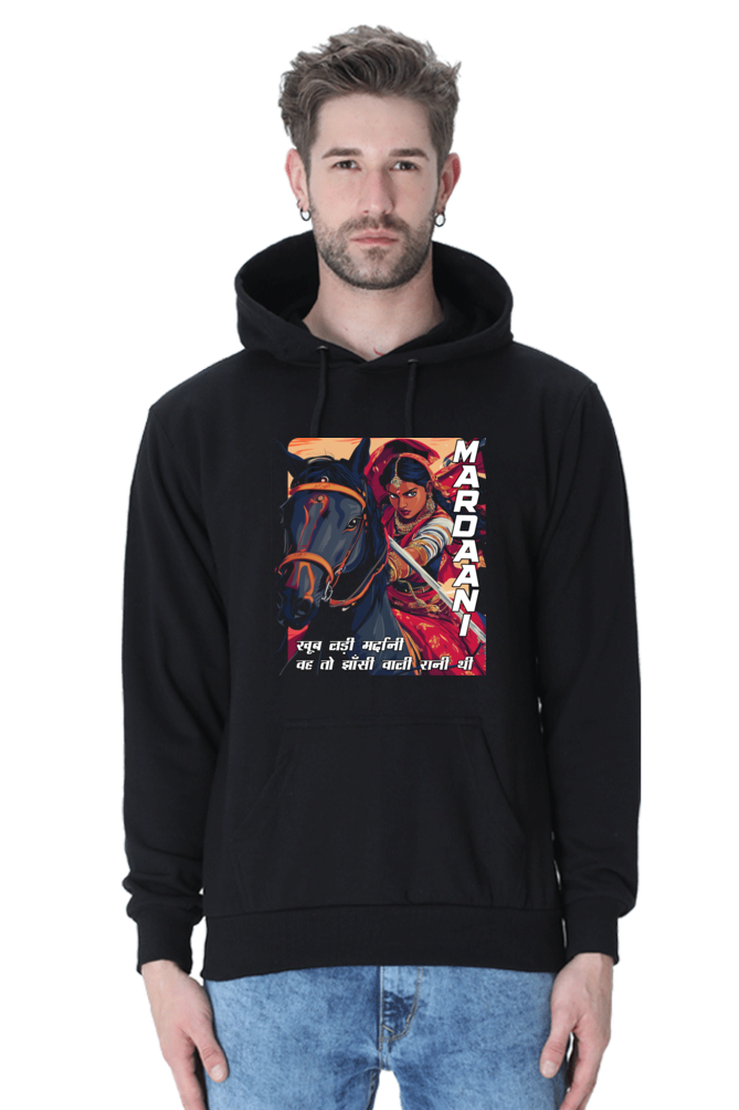 Lakshmi Bai Courage Unleashed Hoodie Sweatshirt T-Shirts for Men Vastrdhamm