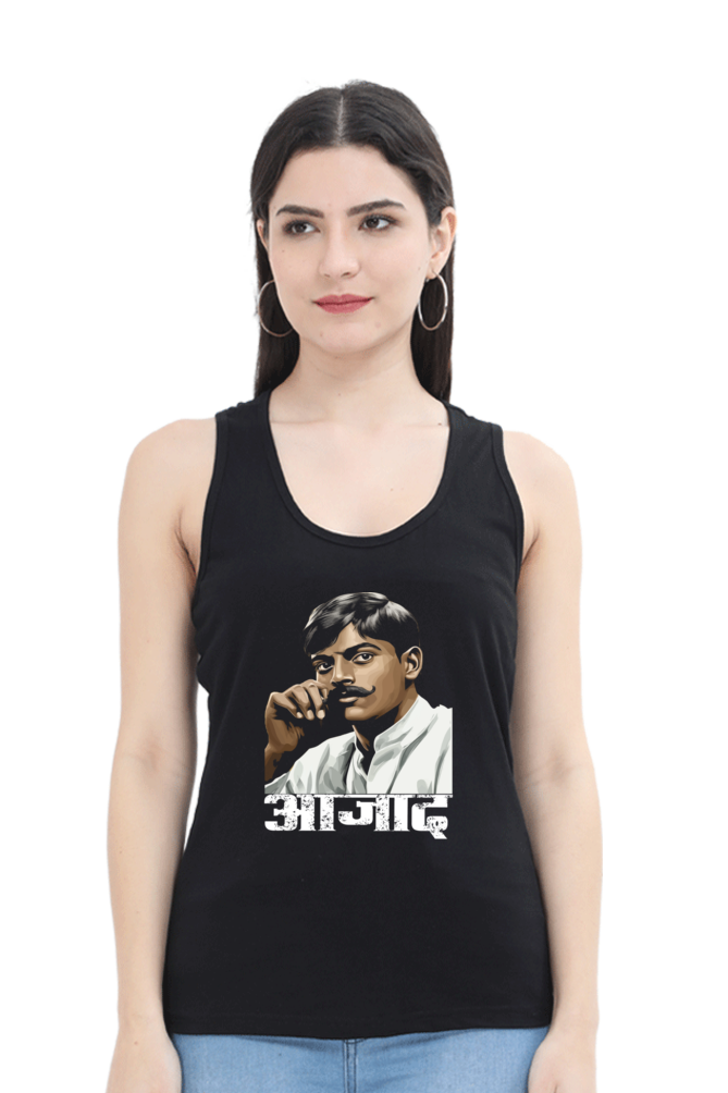 Chandra Shekhar Azad CourageTank Top T-Shirts for Women Vastrdhamm