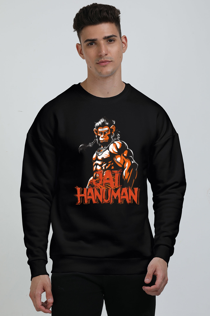 Hanuman Warrior Spirit Oversized Sweatshirt T-Shirts for Men Vastrdhamm