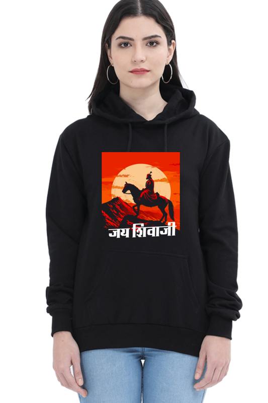 Shivaji Maharaj Protector Hoodie Sweatshirt T-Shirts for Women Vastrdhamm