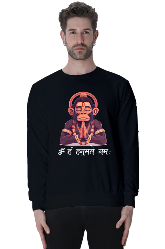 Hanuman Bhakti Power Sweatshirt T-Shirts for Men Vastrdhamm