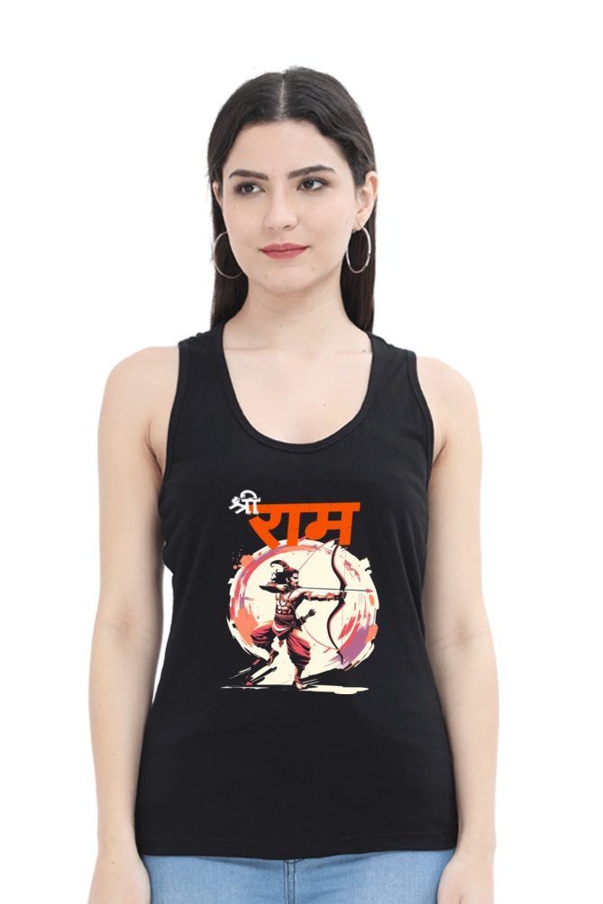 Ram Ji Eternal Dharma Tank Top T-Shirts for Women Vastrdhamm