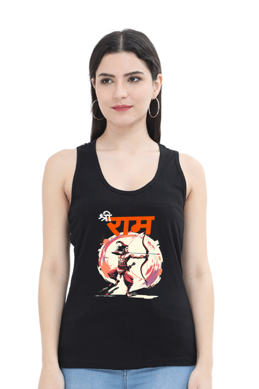 Ram Ji Eternal Dharma Tank Top T-Shirts for Women Vastrdhamm