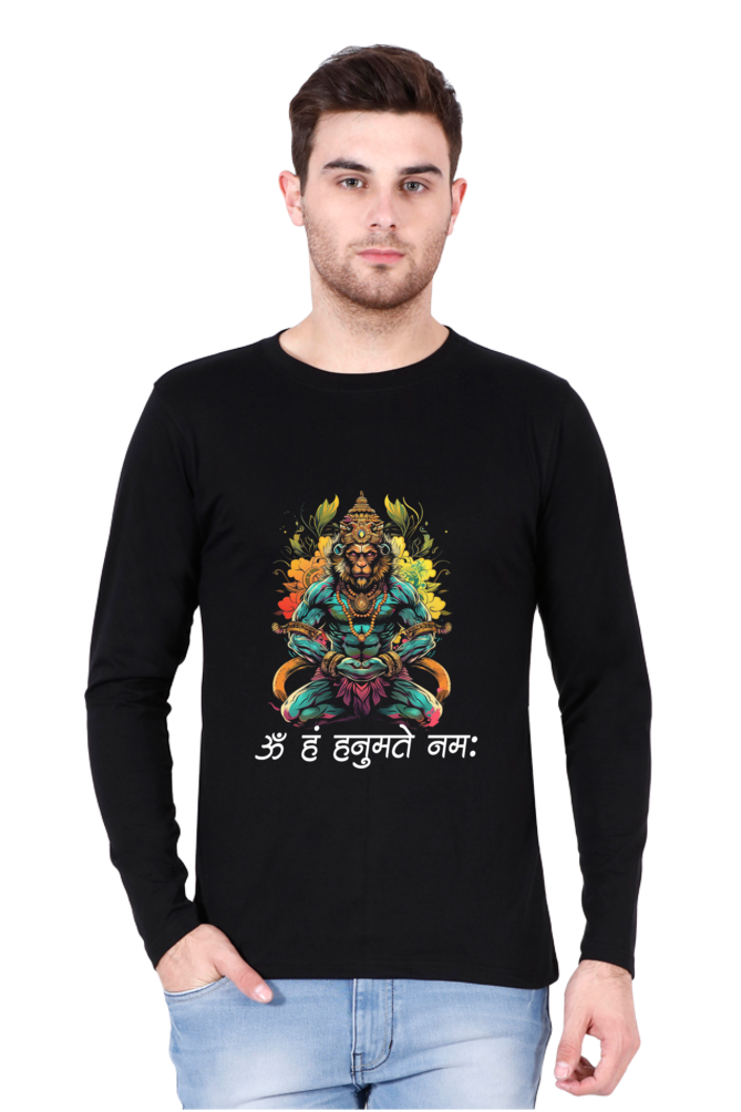 Courage Hanuman Ji Round Neck Full Sleeve Vastrdhamm