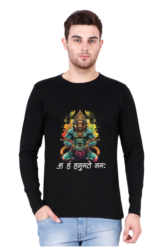 Courage Hanuman Ji Round Neck Full Sleeve Vastrdhamm